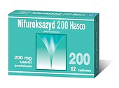 Lek NIFUROKSAZYD HASCO 200mg *12tabl.-tylko odbiór osobisty