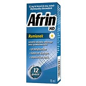 Lek AFRIN ND RUMIANEK areozol do nosa 0,5mg/ml *15ml - tylko odbiór osobisty