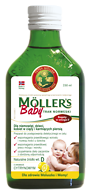 MOLLER'S BABY tran norweski o aromacie cytrynowym 250ml