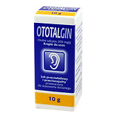 OTOTALGIN 200mg krople do uszu 10ml