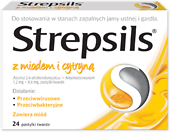 Strepsils z miodem i cytryną *36 pastylek twardych -tylko odbiór osobisty