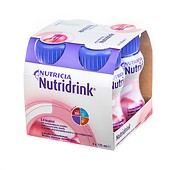 NUTRIDRINK płyn truskawkowy 4x125ml