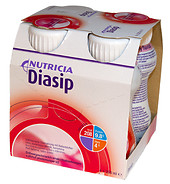 DIASIP truskawkowy 4x200ml