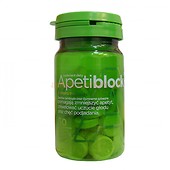 Apetiblock tabletki musujące do ssania o smaku mięty 50tabl.