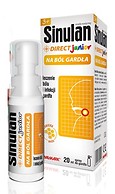 SINULAN DIRECT JUNIOR na ból gardła SPRAY 20ml