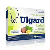 ULGARD herball o smaku cytrynowo-ziołowym pastylki do ssania 16szt.
