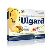 ULGARD Junior o smaku pomarańczowo-cytrynowym z propolisem pastylki do ssania 16szt.