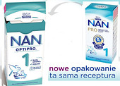 NESTLE NAN OPTIPRO 1 mleko modyfikowane w pudełku 350g