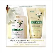 KLORANE Magnolia Zestaw intensywny połysk Szampon 100ml + balsam 50ml