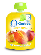 GERBER Deserek w tubce JABŁKO/MANGO 90g