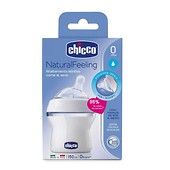 CHICCO butelka do karmienia ze smoczkiem 0m+ 150ml