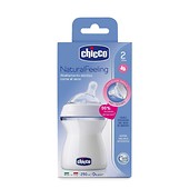 CHICCO butelka do karmienia ze smoczkiem 2m+ 250ml