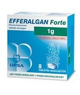 EFFERALGAN FORTE 1g *8tabl. musujacych